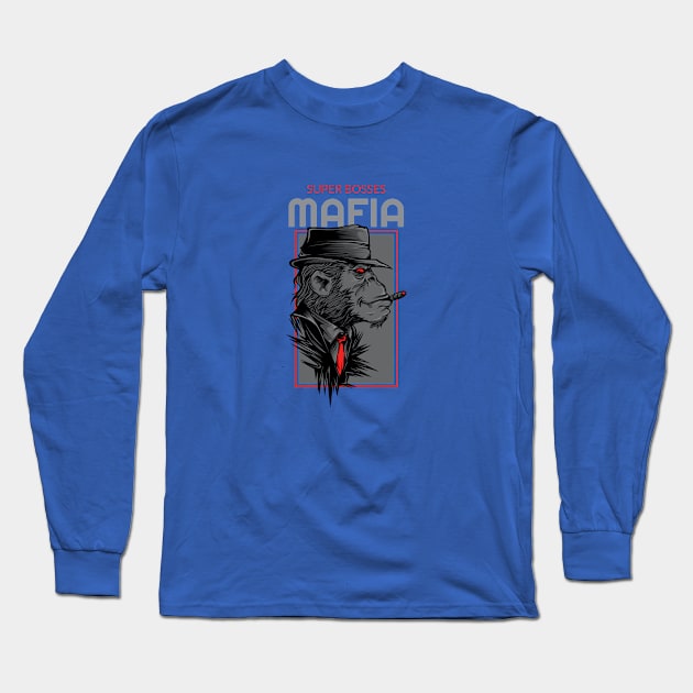 Super Bosses Mafia Long Sleeve T-Shirt by Doris4all